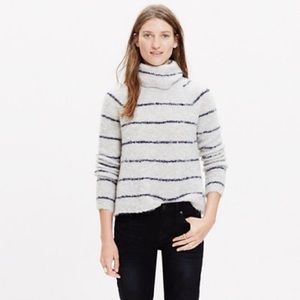 Madewell roundtrip striped turtleneck sweater